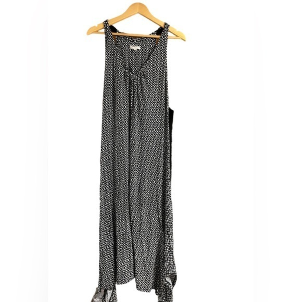 Anne‎ Klein womens plus 2X sleeveless summer dress, black and white